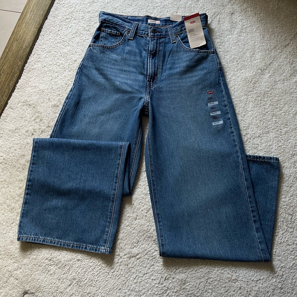 NWT Levi's Cinch Baggy High Rise Women's Jeans Size 26/31